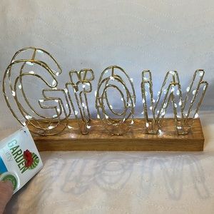 Garden 🪴 Party LED Wire Frame Light 💡 GROW NWT